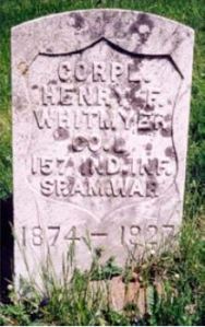 Henry Whitmyer gravestone